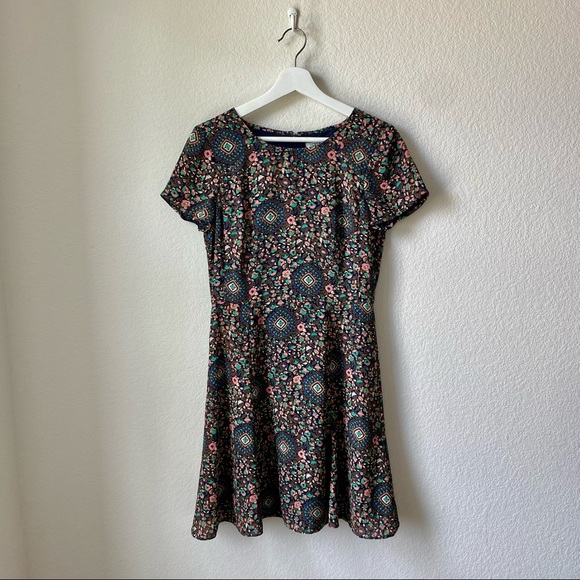 J. Crew Factory Short Sleeve Flutter Mini Dress - Picture 2 of 16
